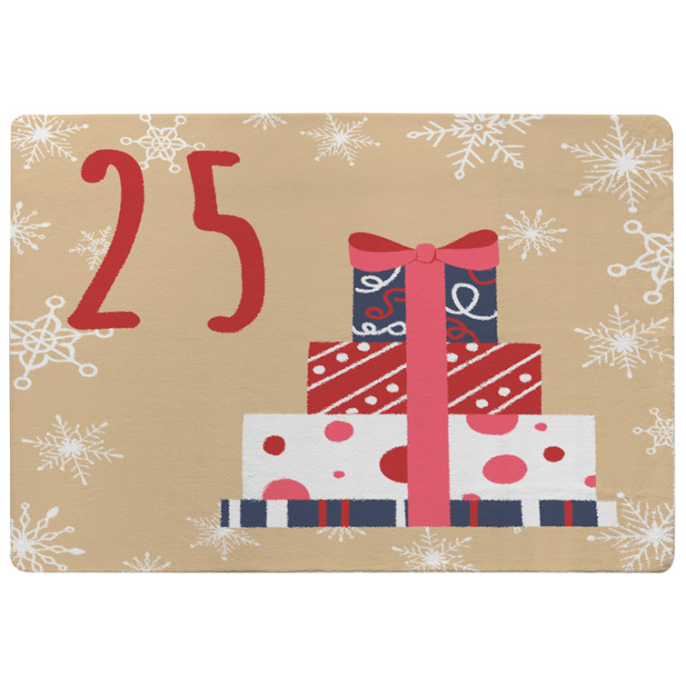 The Seasonal Aisle Seaman Advent Calendar 25 Days Machine Woven Beige